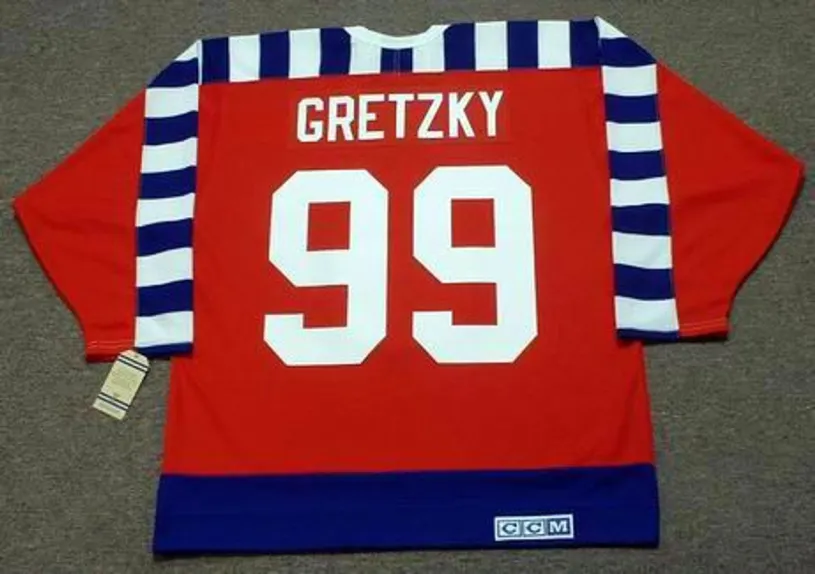 WAYNE GRETZKY 1992 Campbell “All Star” CCM Vintage NHL Throwback Jersey 