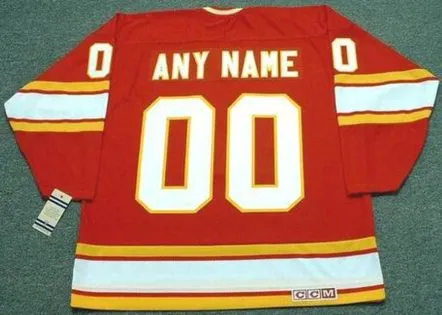 ATLANTA FLAMES 1970’s CCM Vintage Jersey Customized “Any Name & Number(s)” 