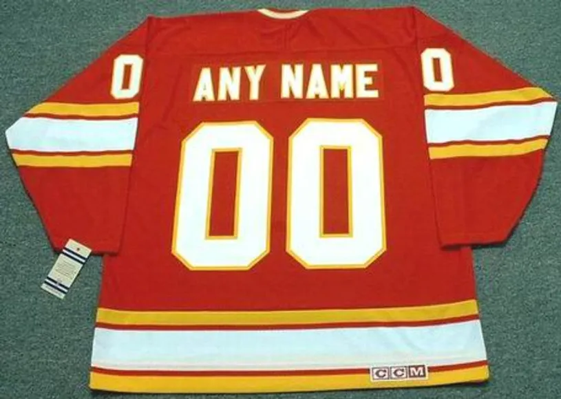ATLANTA FLAMES 1970’s CCM Vintage Jersey Customized “Any Name & Number(s)” 