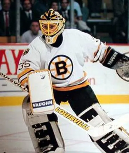 ANDY MOOG Boston Bruins 1990 Home CCM Throwback NHL Hockey Jersey 