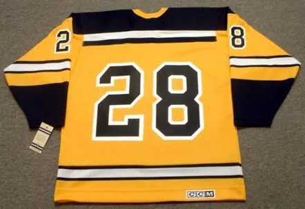 BILL GOLDSWORTHY Boston Bruins 1966 Home CCM Throwback NHL Hockey Jersey 