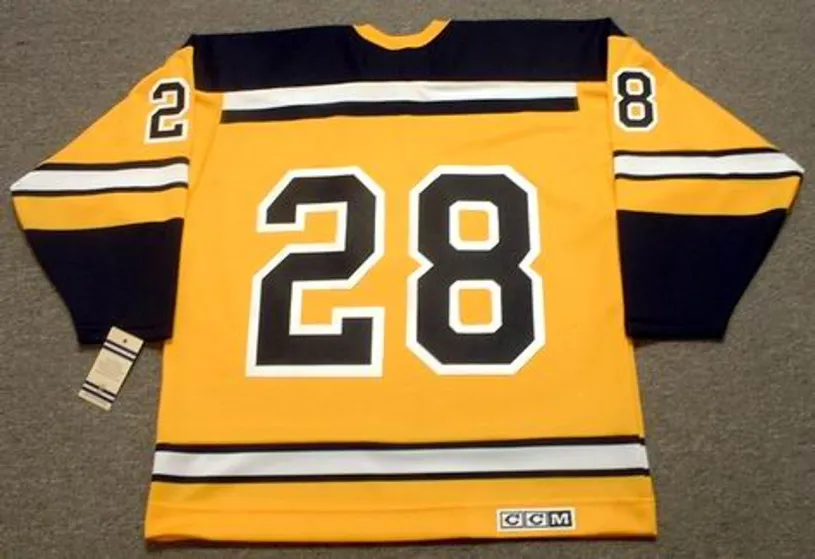 BILL GOLDSWORTHY Boston Bruins 1966 Home CCM Throwback NHL Hockey Jersey 