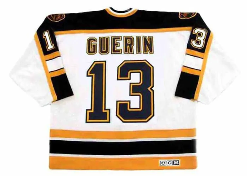 BILL GUERIN Boston Bruins 2001 Home CCM Throwback NHL Hockey Jersey 