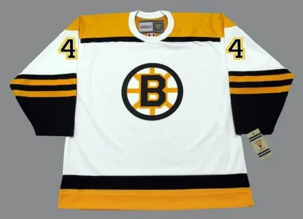 BOBBY ORR Boston Bruins 1966 Away CCM Throwback NHL Hockey Jersey 