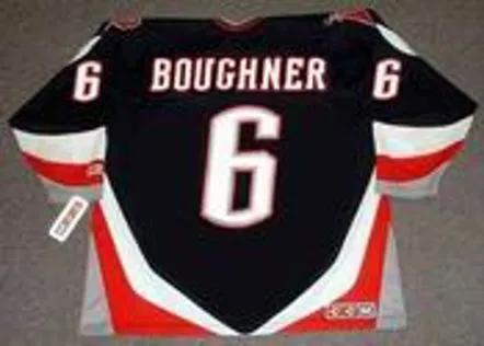 BOB BOUGHNER Buffalo Sabres 1996 CCM Vintage NHL Throwback Jersey 