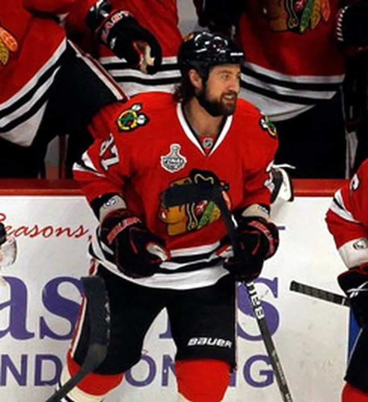 ADAM BURISH Chicago Blackhawks 2010 REEBOK Premier Throwback NHL Hockey Jersey 