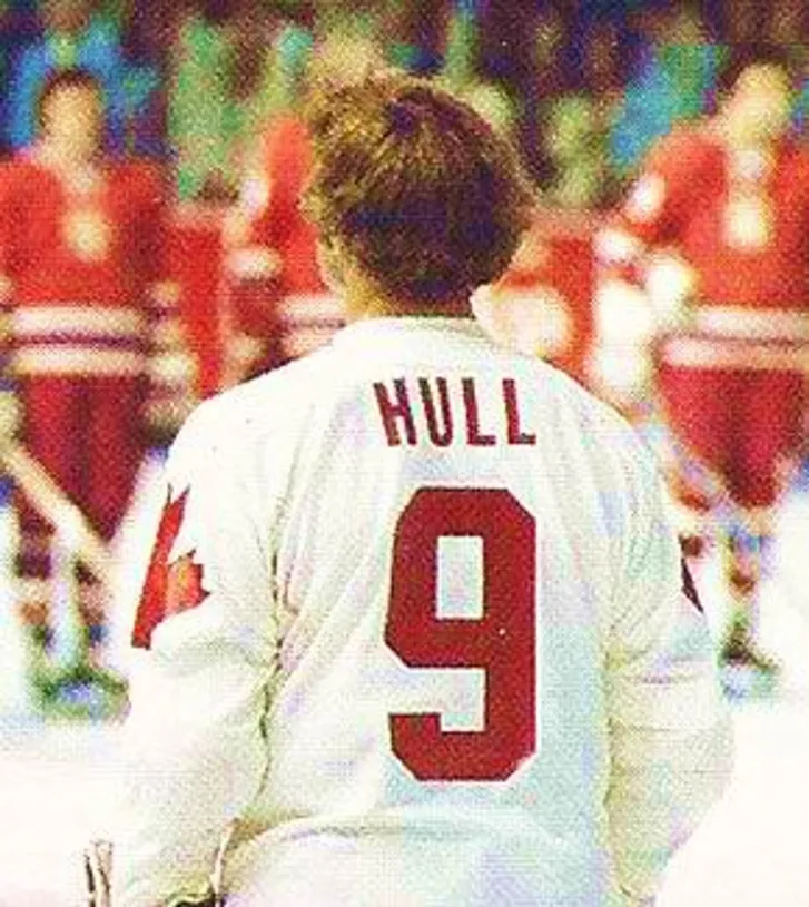 BOBBY HULL 1976 Team Canada Nike Vintage Throwback Hockey Jersey 