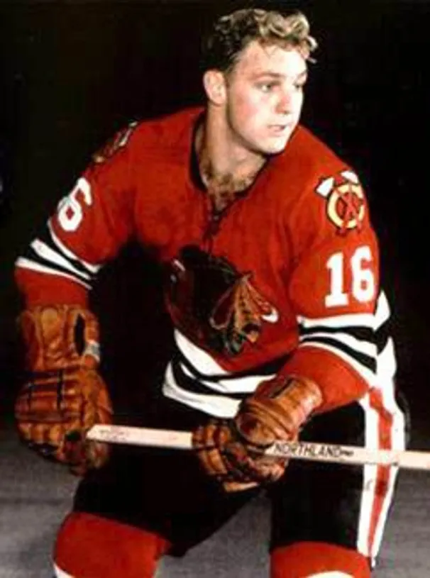 BOBBY HULL Chicago Blackhawks 1962 CCM Vintage Throwback NHL Jersey 