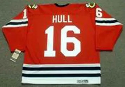 BOBBY HULL Chicago Blackhawks 1962 CCM Vintage Throwback NHL Jersey 