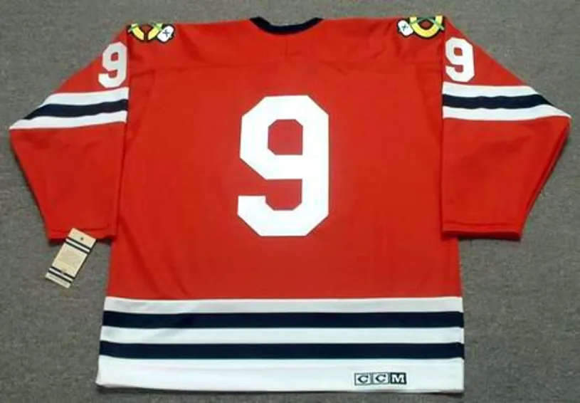 BOBBY HULL Chicago Blackhawks 1963 CCM Vintage Throwback NHL Jersey 