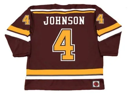 ERIK JOHNSON Minnesota Gophers 2006 NCAA Throwback Hockey Jersey 