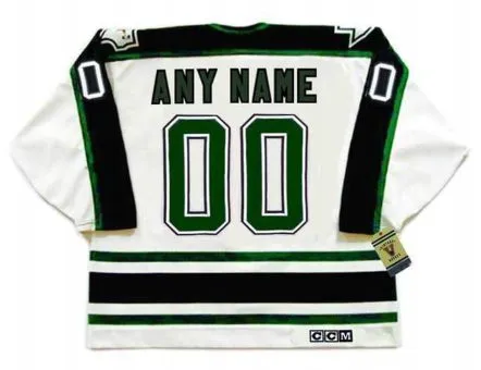 DALLAS STARS 1990’s Home CCM Throwback Jersey Customized “Any Name & Number(s)” 