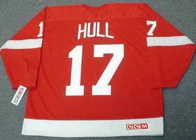 BRETT HULL Detroit Red Wings 2002 Away CCM Throwback Hockey Jersey 