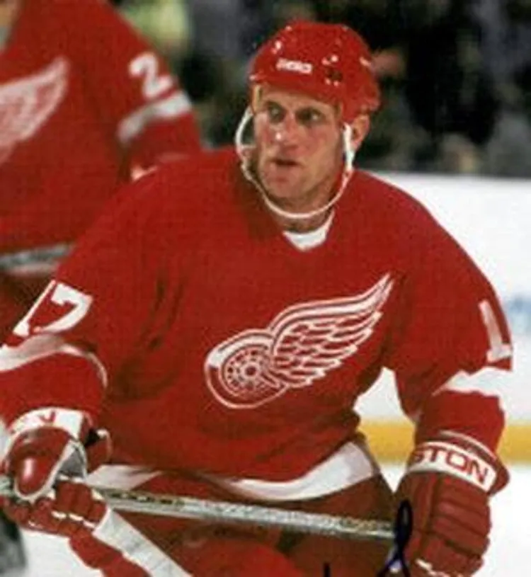 BRETT HULL Detroit Red Wings 2002 Away CCM Throwback Hockey Jersey 