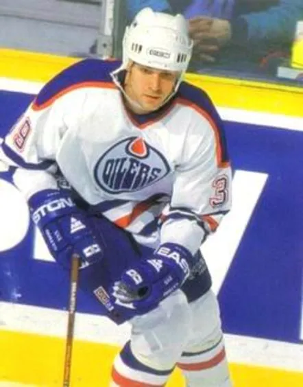 DOUG WEIGHT Edmonton Oilers 1995 CCM Vintage Throwback Home NHL Jersey 