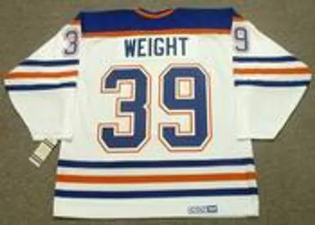 DOUG WEIGHT Edmonton Oilers 1995 CCM Vintage Throwback Home NHL Jersey 
