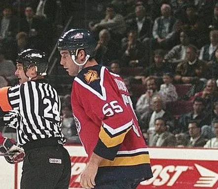 ED JOVANOVSKI Florida Panthers 1996 Away CCM Vintage Throwback NHL Hockey Jersey 