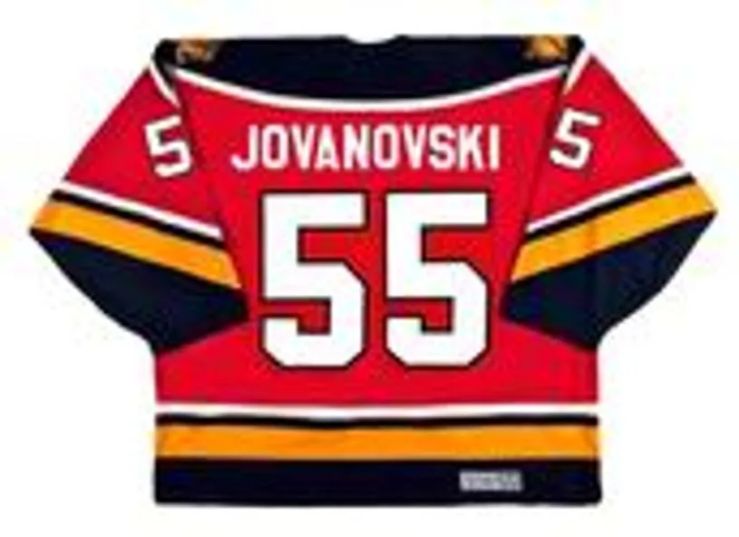 ED JOVANOVSKI Florida Panthers 1996 Away CCM Vintage Throwback NHL Hockey Jersey 