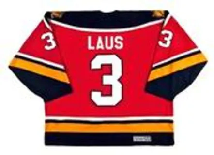 PAUL LAUS Florida Panthers 1996 CCM Vintage Throwback NHL Hockey Jersey 
