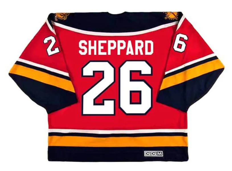 RAY SHEPPARD Florida Panthers 1996 Away CCM Vintage Throwback NHL Hockey Jersey 