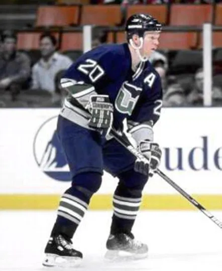 GLEN WESLEY Hartford Whalers 1995 Away CCM Vintage Throwback NHL Jersey 