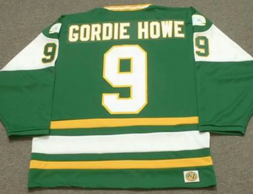 GORDIE HOWE New England Whalers 1978 WHA Hockey Throwback Jersey 