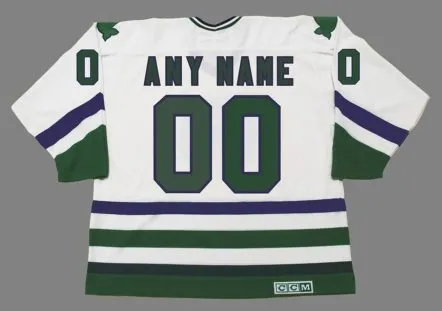 HARTFORD WHALERS 1970’s Home CCM Throwback Jersey Customized “Any Name & Number(s)” 