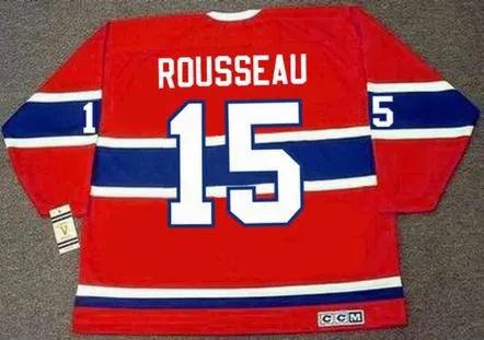 BOBBY ROUSSEAU Montreal Canadiens 1968 Home CCM Throwback NHL Hockey Jersey 