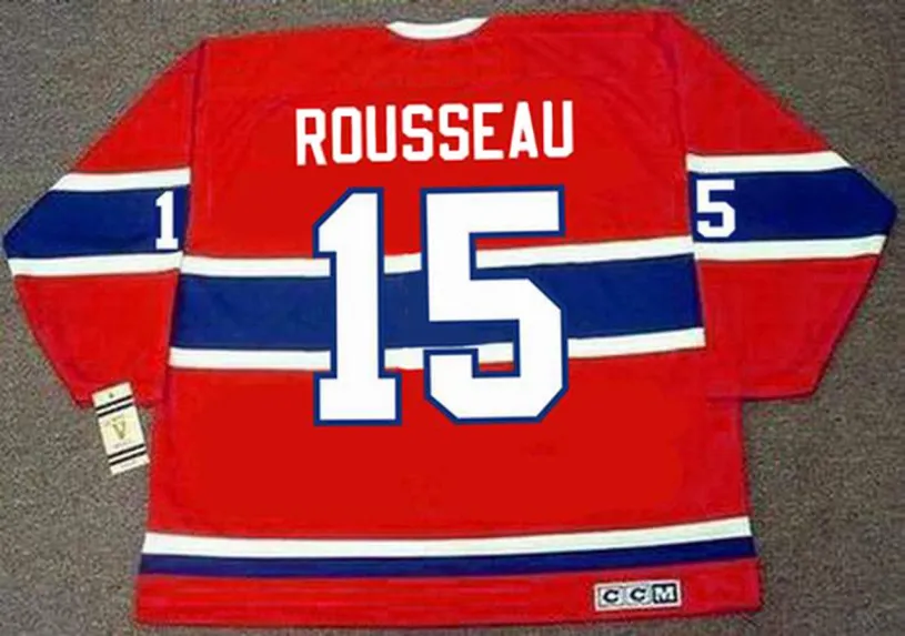 BOBBY ROUSSEAU Montreal Canadiens 1968 Home CCM Throwback NHL Hockey Jersey 