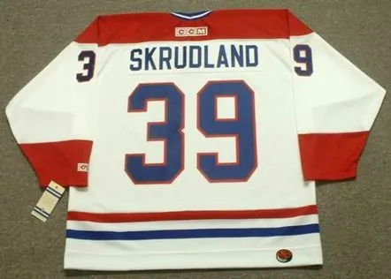 BRIAN SKRUDLAND Montreal Canadiens 1986 CCM Throwback Home NHL Jersey 