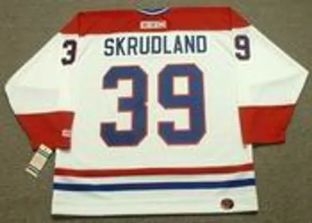BRIAN SKRUDLAND Montreal Canadiens 1986 CCM Throwback Home NHL Jersey 