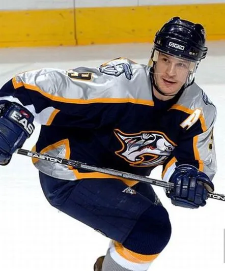 PAUL KARIYA Nashville Predators 2006 CCM Throwback NHL Hockey Jersey 