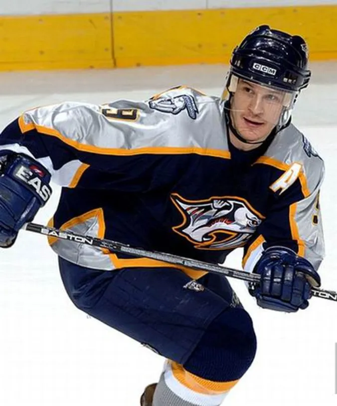 PAUL KARIYA Nashville Predators 2006 CCM Throwback NHL Hockey Jersey 