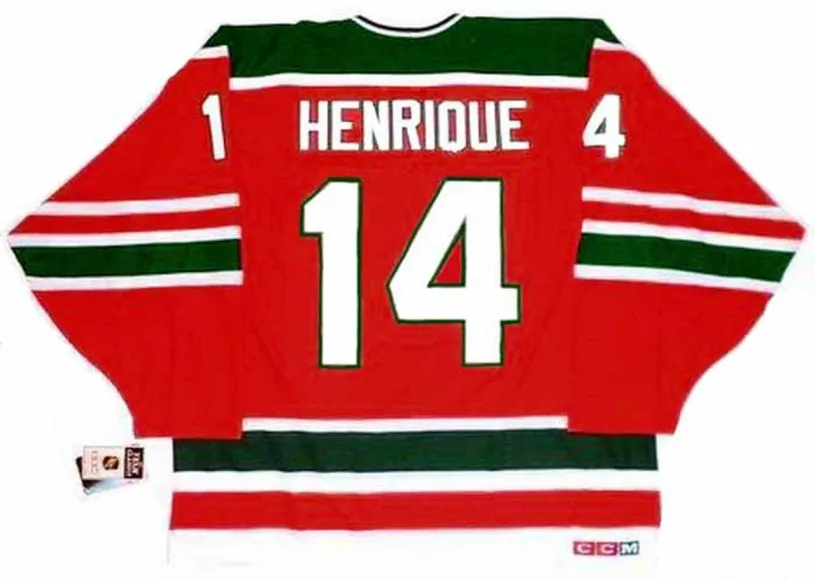 ADAM HENRIQUE New Jersey Devils 1980’s CCM Vintage Throwback NHL Hockey Jersey 