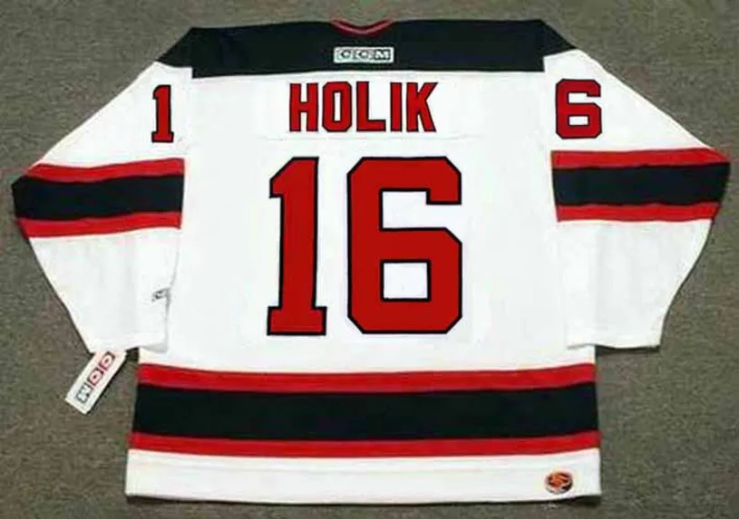 BOBBY HOLIK New Jersey Devils 1998 Home CCM NHL Vintage Throwback Jersey 
