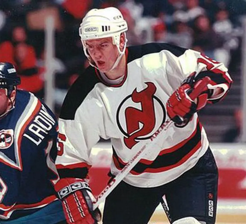 BOBBY HOLIK New Jersey Devils 1998 Home CCM NHL Vintage Throwback Jersey 