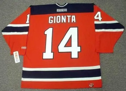 BRIAN GIONTA New Jersey Devils 2005 CCM Throwback NHL Hockey Jersey 