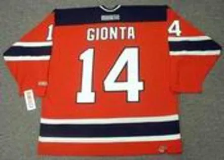 BRIAN GIONTA New Jersey Devils 2005 CCM Throwback NHL Hockey Jersey 