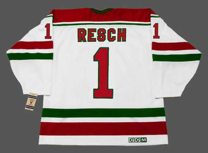 GLENN RESCH New Jersey Devils 1984 CCM Vintage Throwback Home NHL Jersey 
