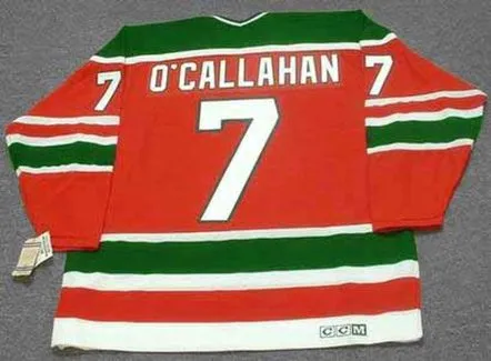 JACK O’CALLAHAN New Jersey Devils 1988 CCM Vintage Throwback NHL Hockey Jersey 