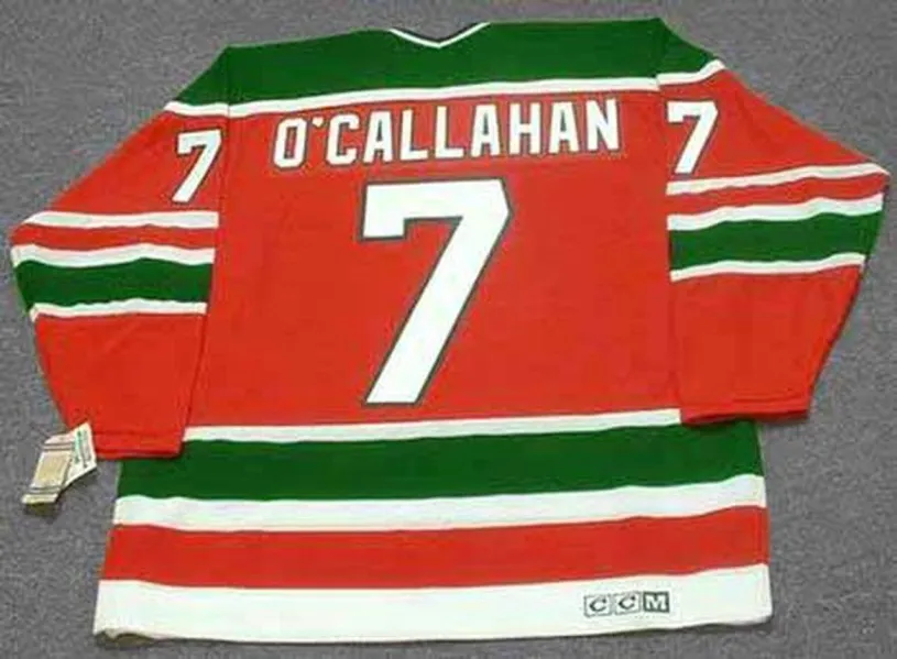 JACK O’CALLAHAN New Jersey Devils 1988 CCM Vintage Throwback NHL Hockey Jersey 