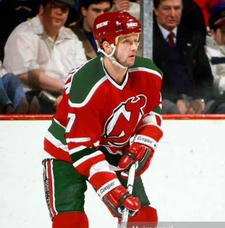 JACK O’CALLAHAN New Jersey Devils 1988 CCM Vintage Throwback NHL Hockey Jersey 