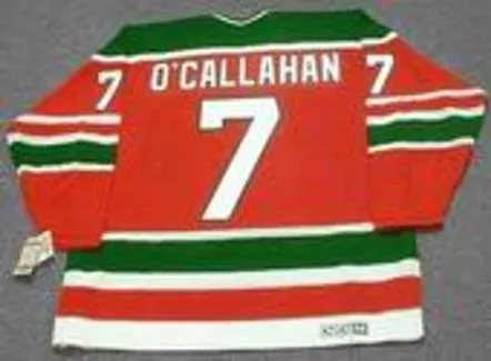 JACK O’CALLAHAN New Jersey Devils 1988 CCM Vintage Throwback NHL Hockey Jersey 