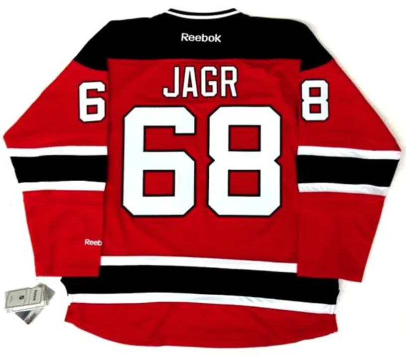 JAROMIR JAGR New Jersey Devils 2014 REEBOK Throwback NHL Hockey Jersey 