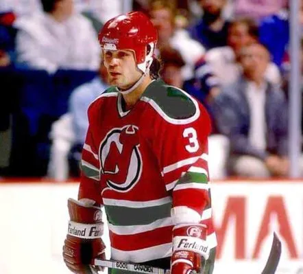 KEN DANEYKO New Jersey Devils 1988 Away CCM Vintage Throwback NHL Hockey Jersey 