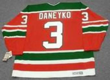 KEN DANEYKO New Jersey Devils 1988 Away CCM Vintage Throwback NHL Hockey Jersey 
