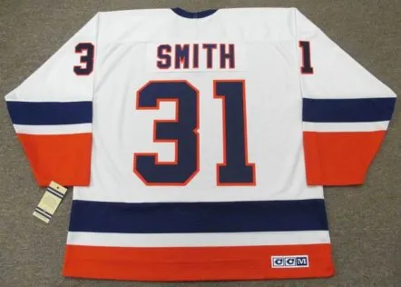 BILLY SMITH New York Islanders 1982 CCM Vintage Home NHL Hockey Jersey 