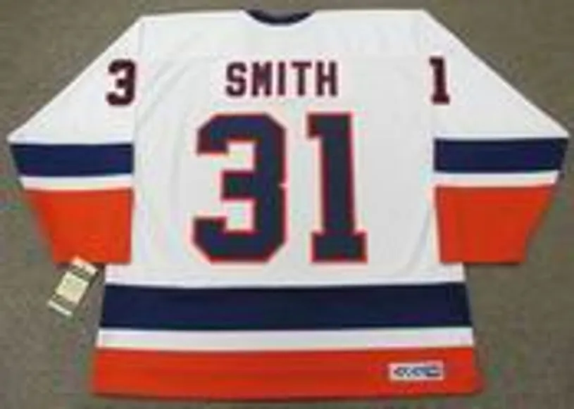 BILLY SMITH New York Islanders 1982 CCM Vintage Home NHL Hockey Jersey 