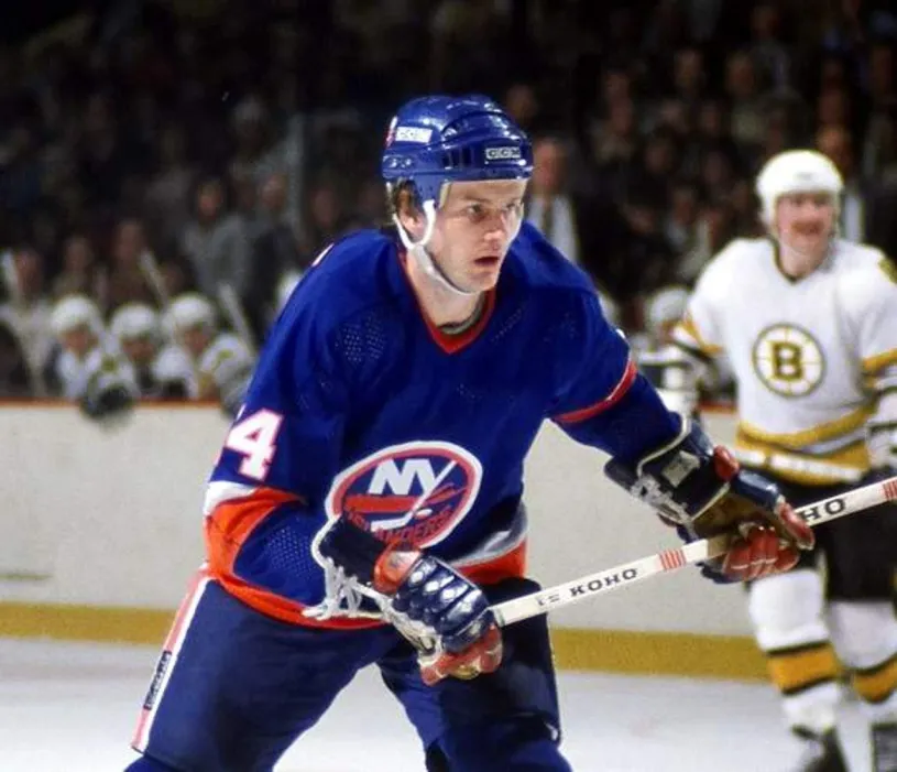 BOB BOURNE New York Islanders 1982 CCM Throwback NHL Hockey Jersey 