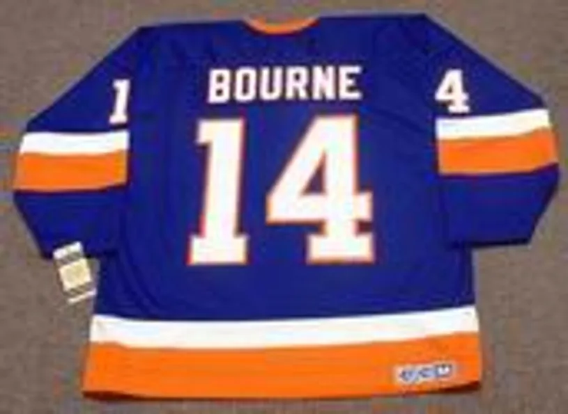 BOB BOURNE New York Islanders 1982 CCM Throwback NHL Hockey Jersey 
